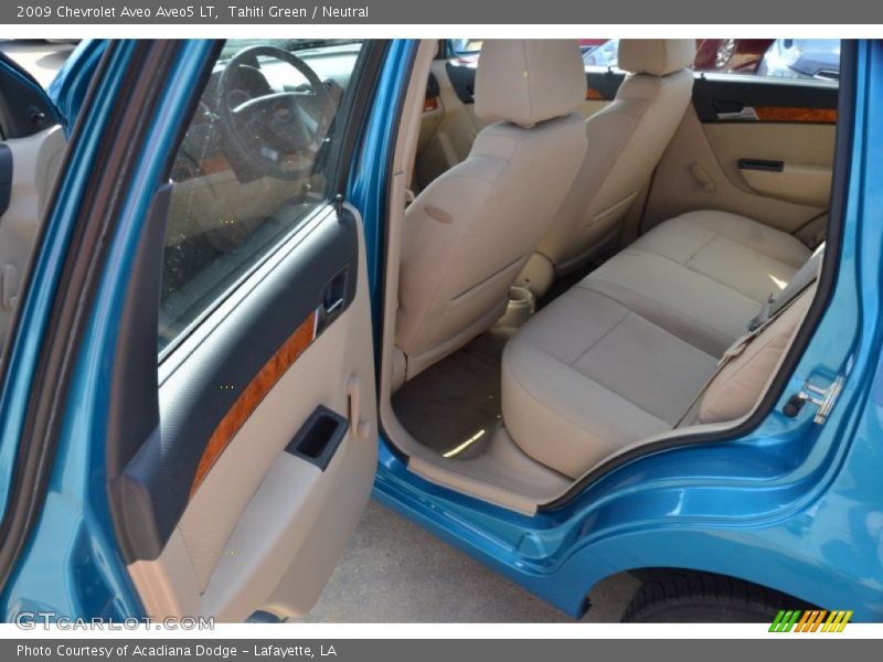 Rear Seat of 2009 Aveo Aveo5 LT