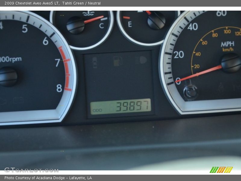 Tahiti Green / Neutral 2009 Chevrolet Aveo Aveo5 LT