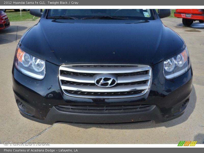 Twilight Black / Gray 2012 Hyundai Santa Fe GLS