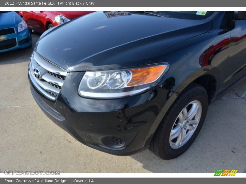 Twilight Black / Gray 2012 Hyundai Santa Fe GLS