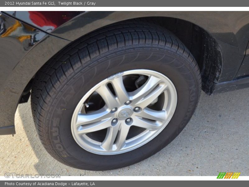 Twilight Black / Gray 2012 Hyundai Santa Fe GLS