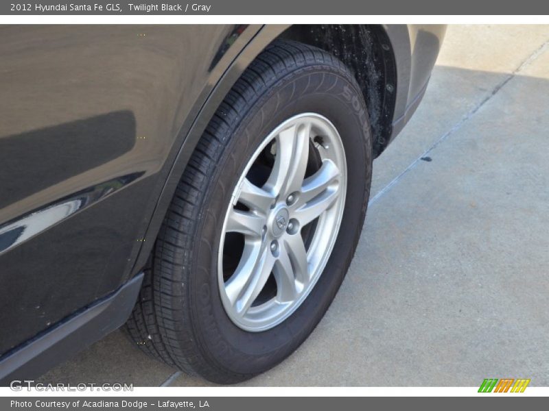 Twilight Black / Gray 2012 Hyundai Santa Fe GLS