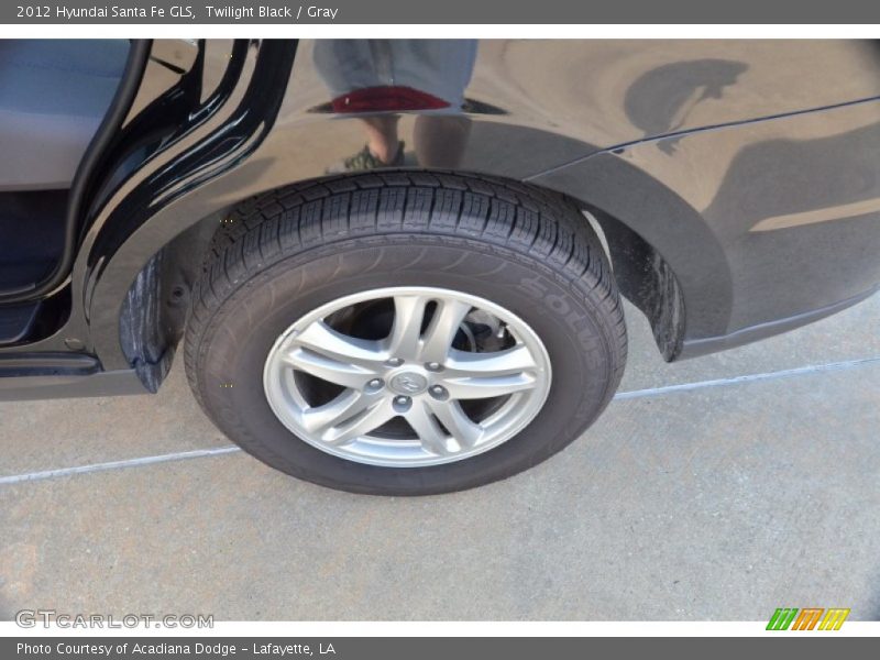 Twilight Black / Gray 2012 Hyundai Santa Fe GLS