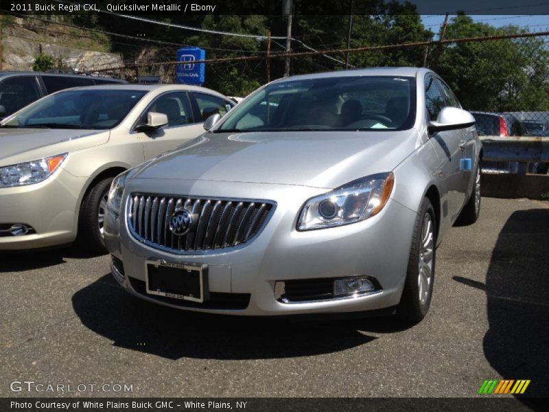 Quicksilver Metallic / Ebony 2011 Buick Regal CXL