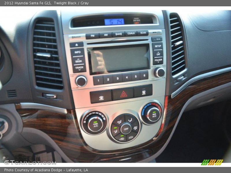 Twilight Black / Gray 2012 Hyundai Santa Fe GLS