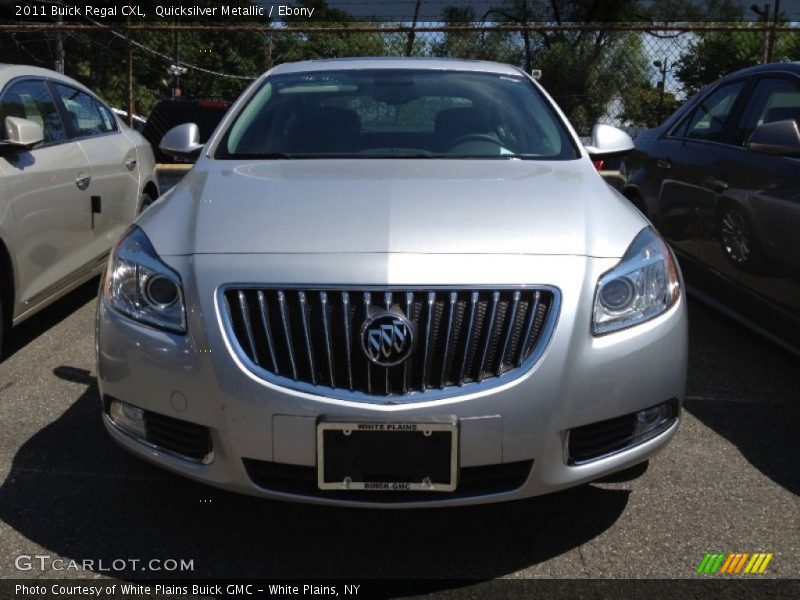 Quicksilver Metallic / Ebony 2011 Buick Regal CXL