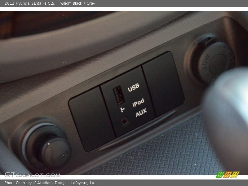 Twilight Black / Gray 2012 Hyundai Santa Fe GLS