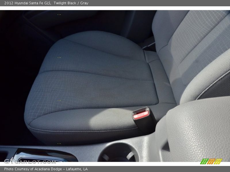 Twilight Black / Gray 2012 Hyundai Santa Fe GLS