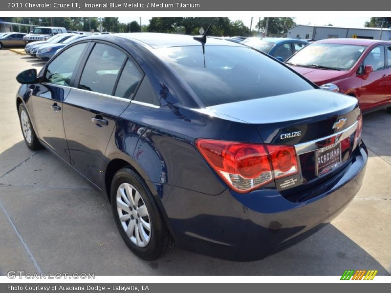 Imperial Blue Metallic / Medium Titanium 2011 Chevrolet Cruze LT