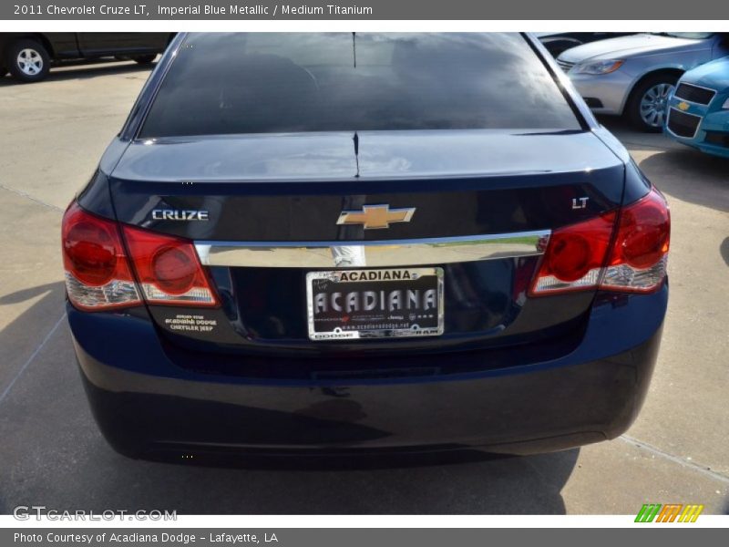 Imperial Blue Metallic / Medium Titanium 2011 Chevrolet Cruze LT