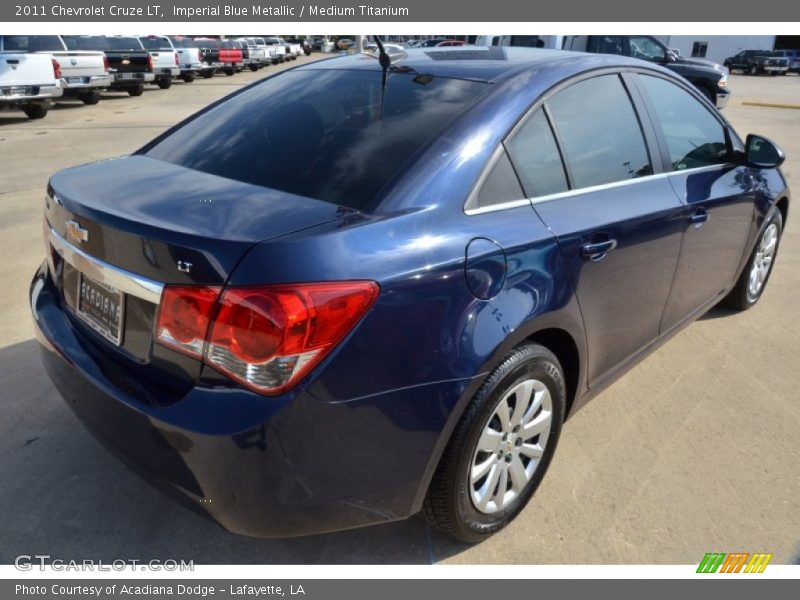 Imperial Blue Metallic / Medium Titanium 2011 Chevrolet Cruze LT