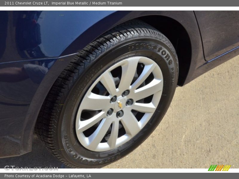 Imperial Blue Metallic / Medium Titanium 2011 Chevrolet Cruze LT