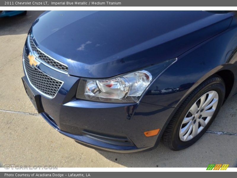 Imperial Blue Metallic / Medium Titanium 2011 Chevrolet Cruze LT