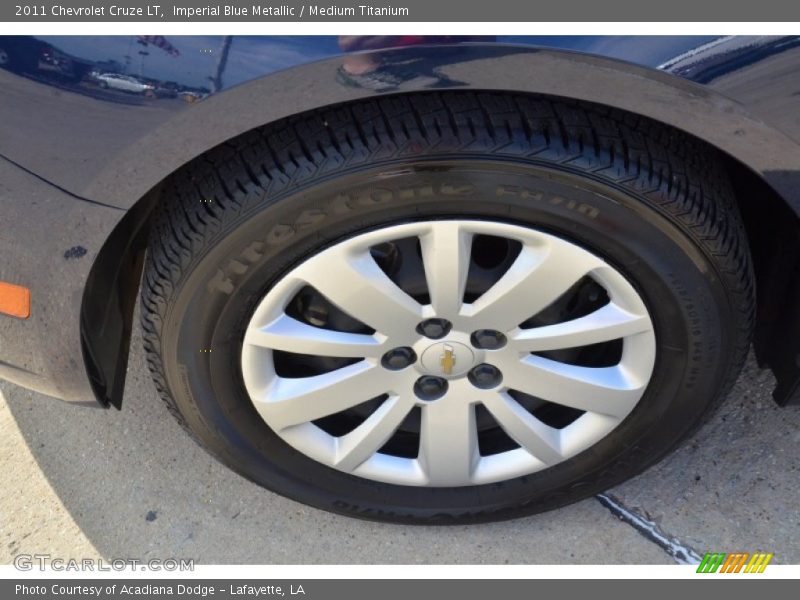 Imperial Blue Metallic / Medium Titanium 2011 Chevrolet Cruze LT