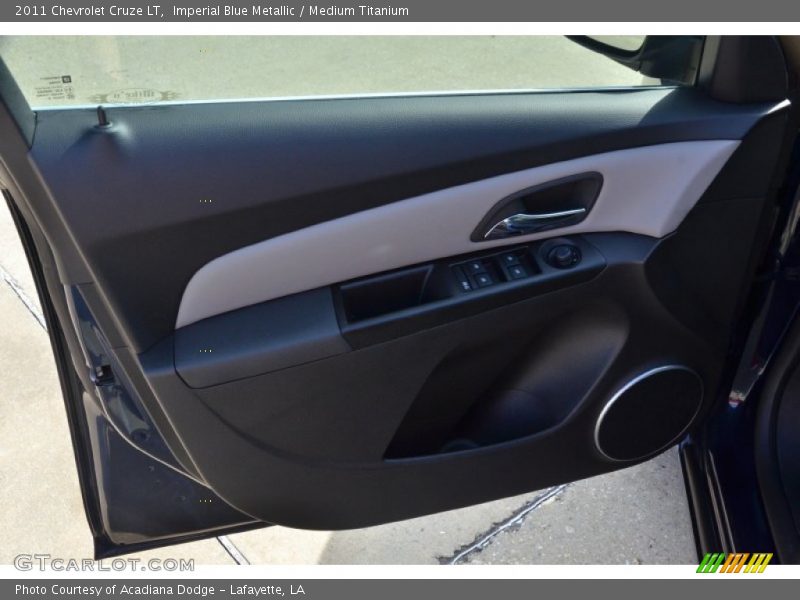 Imperial Blue Metallic / Medium Titanium 2011 Chevrolet Cruze LT