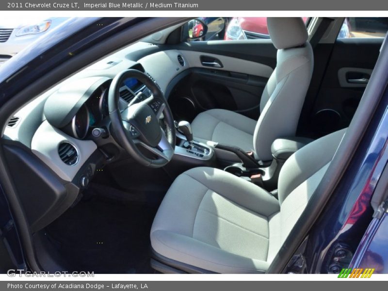 Imperial Blue Metallic / Medium Titanium 2011 Chevrolet Cruze LT