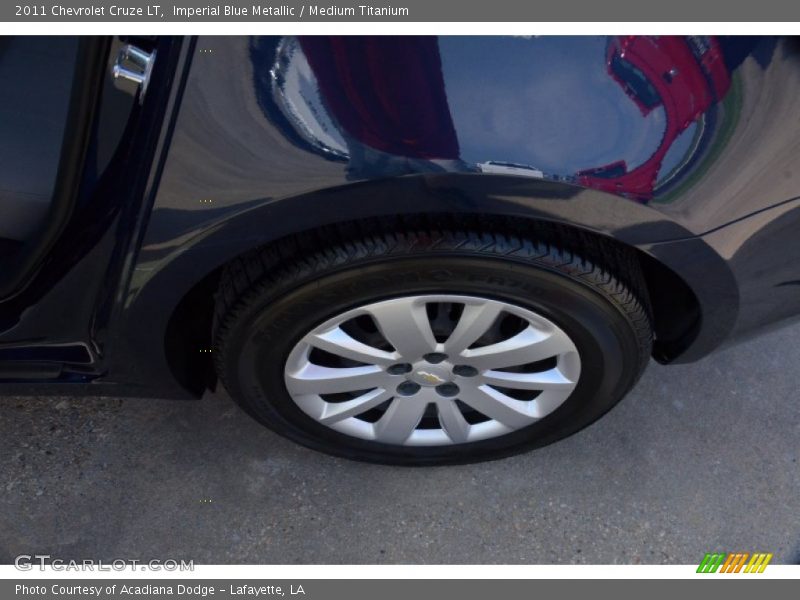 Imperial Blue Metallic / Medium Titanium 2011 Chevrolet Cruze LT