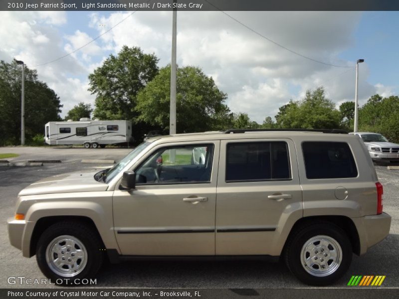 Light Sandstone Metallic / Dark Slate Gray 2010 Jeep Patriot Sport