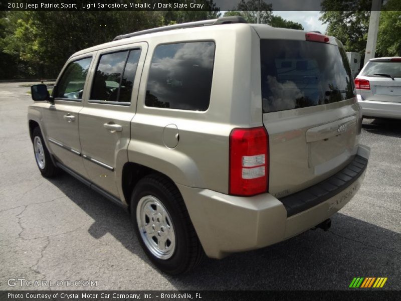Light Sandstone Metallic / Dark Slate Gray 2010 Jeep Patriot Sport