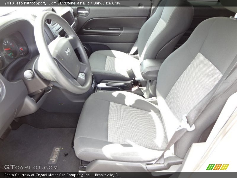 Light Sandstone Metallic / Dark Slate Gray 2010 Jeep Patriot Sport