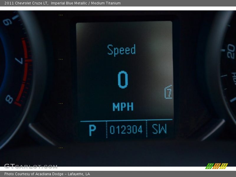Imperial Blue Metallic / Medium Titanium 2011 Chevrolet Cruze LT