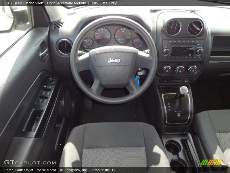 Light Sandstone Metallic / Dark Slate Gray 2010 Jeep Patriot Sport