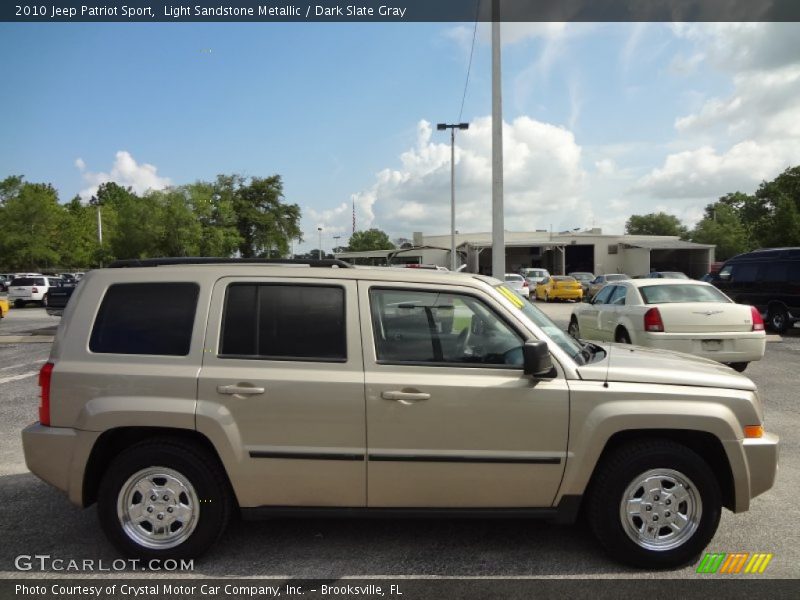 Light Sandstone Metallic / Dark Slate Gray 2010 Jeep Patriot Sport