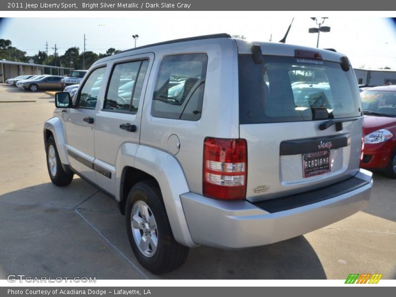 Bright Silver Metallic / Dark Slate Gray 2011 Jeep Liberty Sport