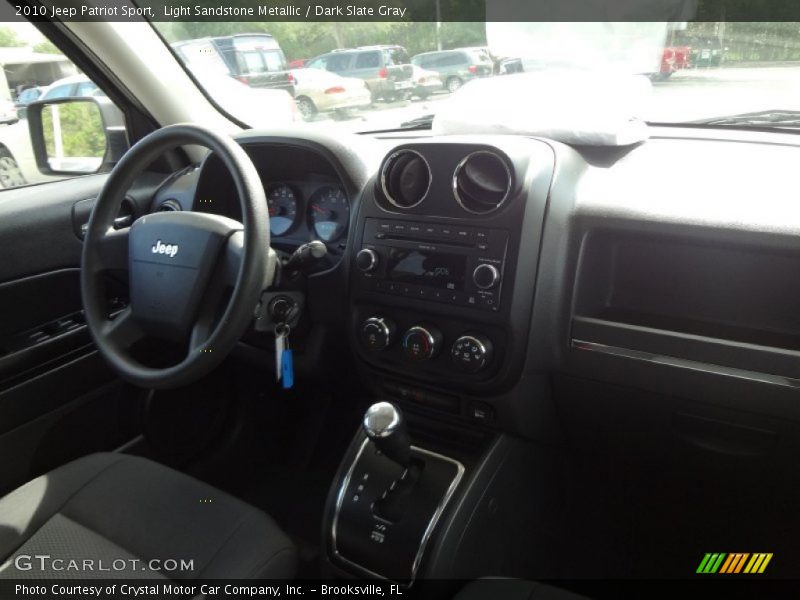 Light Sandstone Metallic / Dark Slate Gray 2010 Jeep Patriot Sport