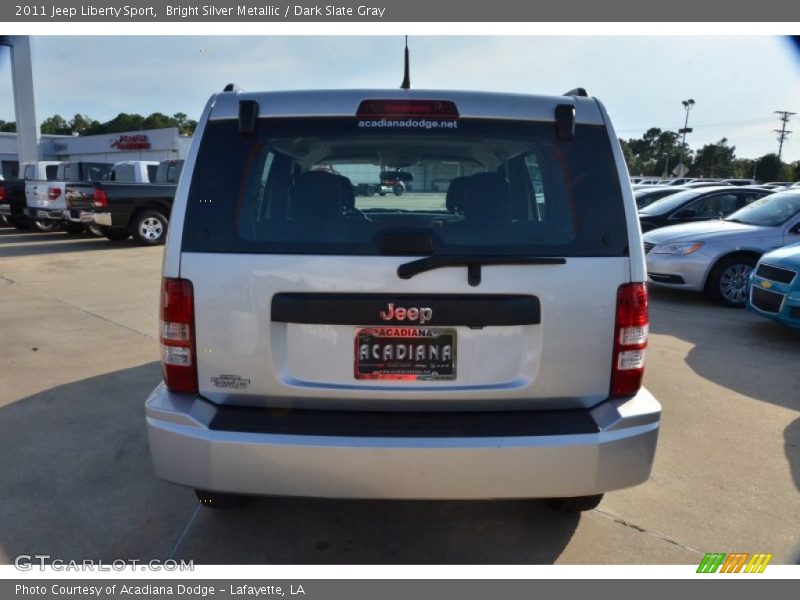 Bright Silver Metallic / Dark Slate Gray 2011 Jeep Liberty Sport