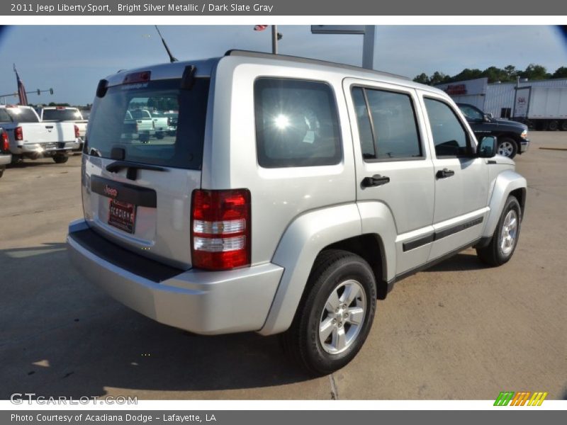Bright Silver Metallic / Dark Slate Gray 2011 Jeep Liberty Sport