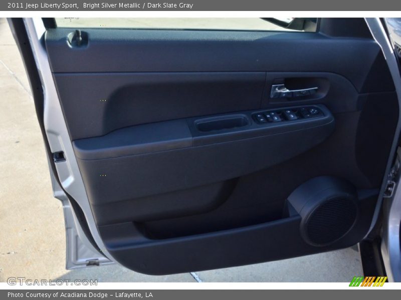 Bright Silver Metallic / Dark Slate Gray 2011 Jeep Liberty Sport