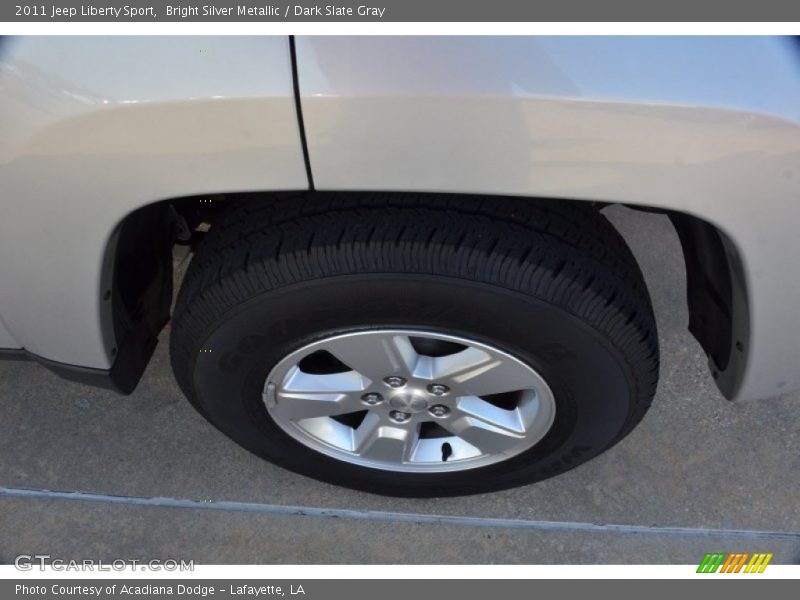 Bright Silver Metallic / Dark Slate Gray 2011 Jeep Liberty Sport