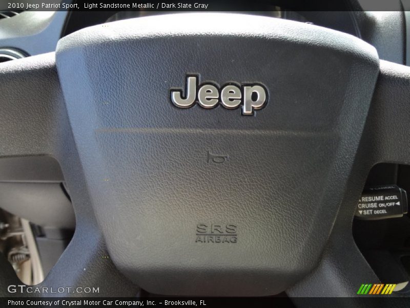 Light Sandstone Metallic / Dark Slate Gray 2010 Jeep Patriot Sport