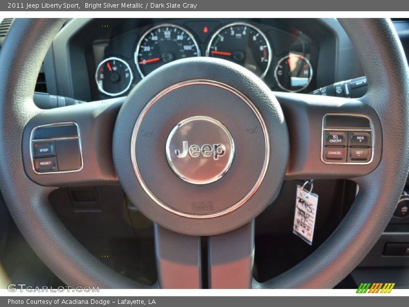 Bright Silver Metallic / Dark Slate Gray 2011 Jeep Liberty Sport