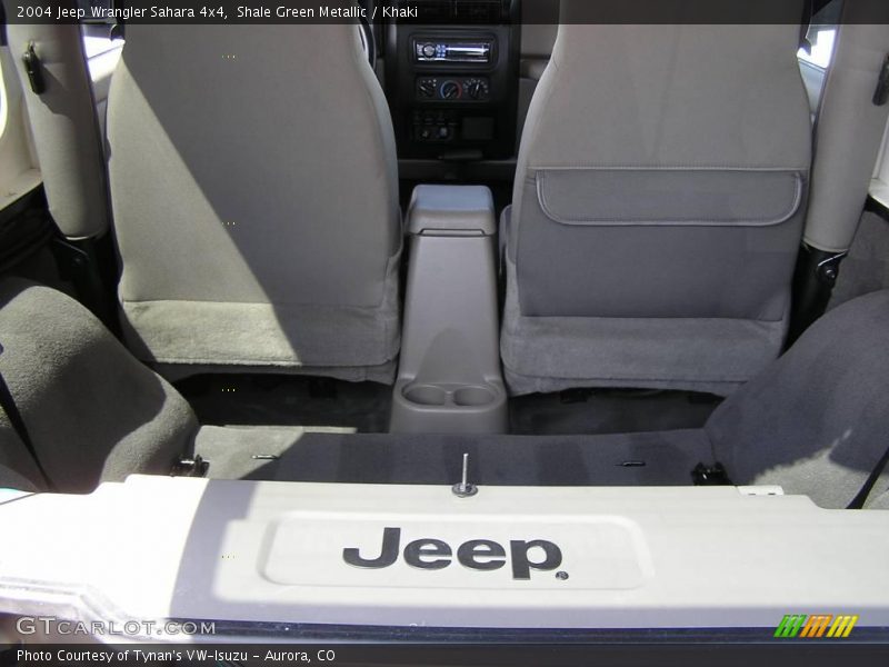 Shale Green Metallic / Khaki 2004 Jeep Wrangler Sahara 4x4