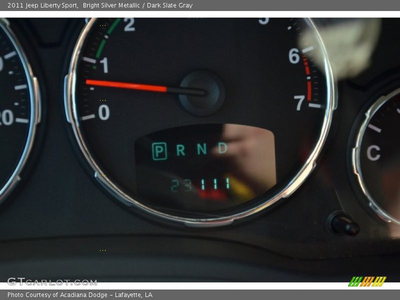 Bright Silver Metallic / Dark Slate Gray 2011 Jeep Liberty Sport