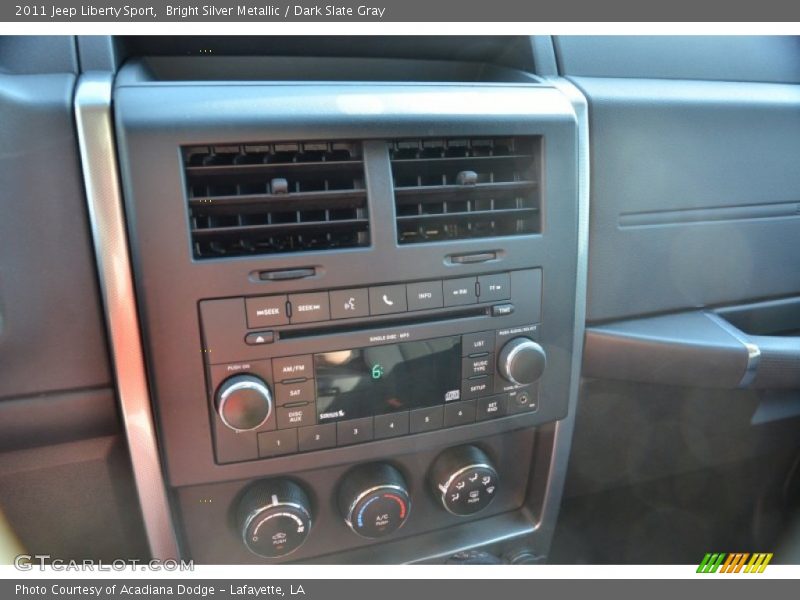 Bright Silver Metallic / Dark Slate Gray 2011 Jeep Liberty Sport