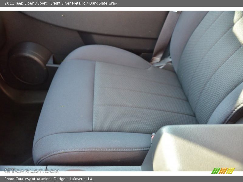 Bright Silver Metallic / Dark Slate Gray 2011 Jeep Liberty Sport