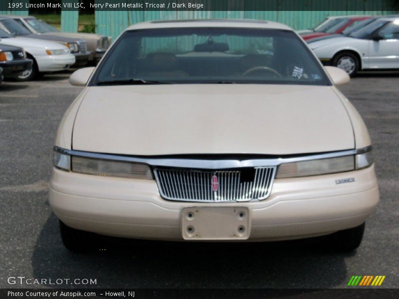 Ivory Pearl Metallic Tricoat / Dark Beige 1995 Lincoln Mark VIII LSC