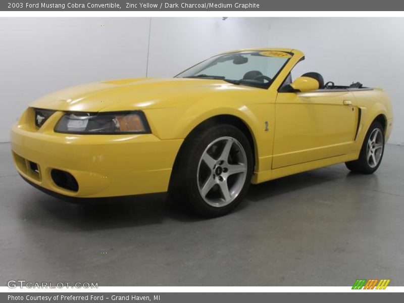 Front 3/4 View of 2003 Mustang Cobra Convertible