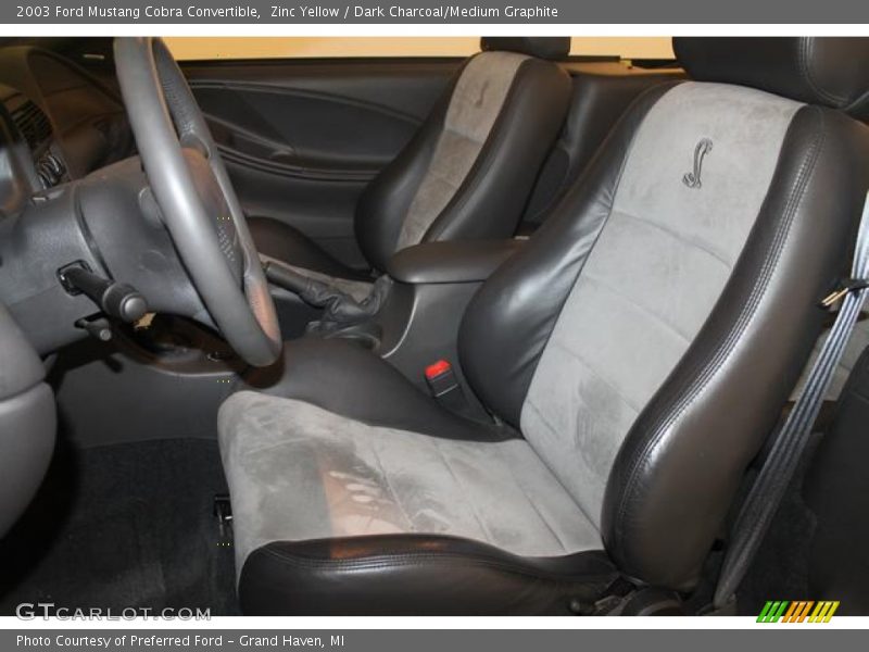 Front Seat of 2003 Mustang Cobra Convertible