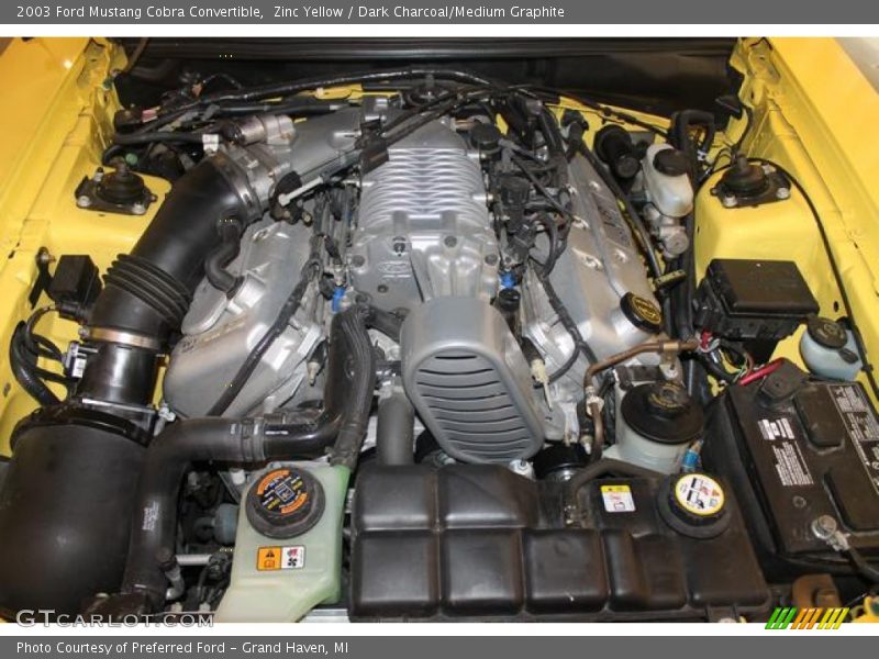  2003 Mustang Cobra Convertible Engine - 4.6 Liter SVT Supercharged DOHC 32-Valve V8