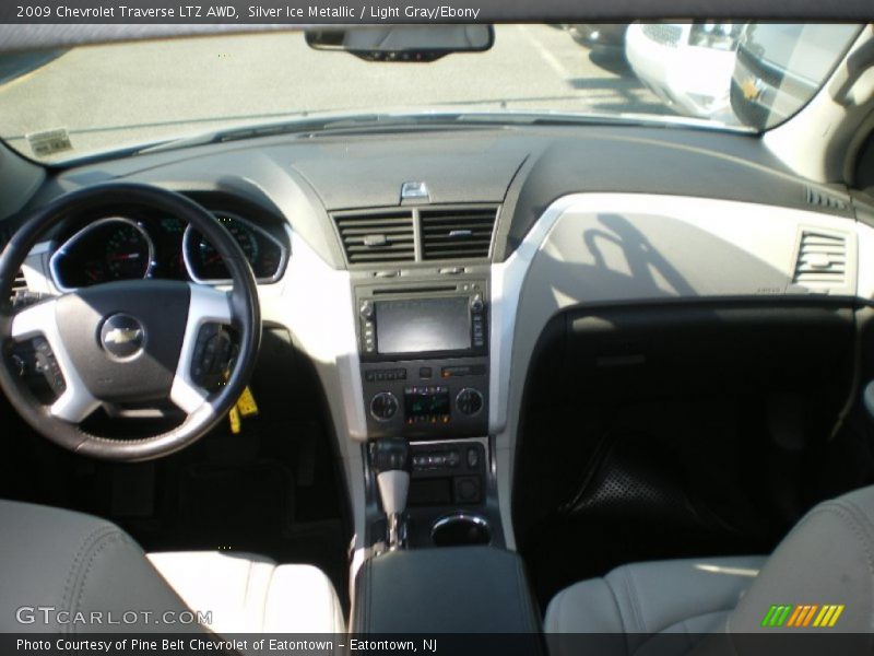 Silver Ice Metallic / Light Gray/Ebony 2009 Chevrolet Traverse LTZ AWD