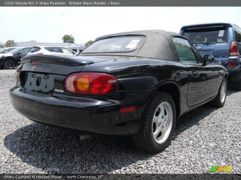 Brilliant Black Metallic / Black 2000 Mazda MX-5 Miata Roadster