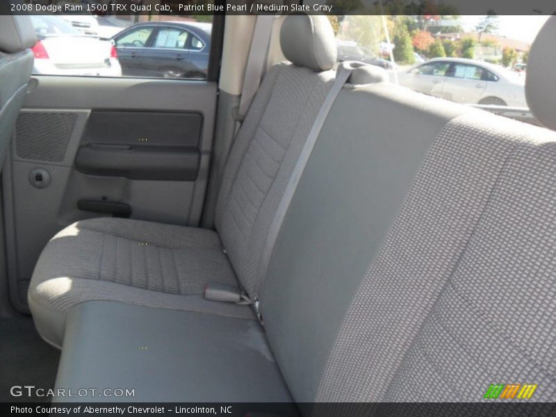 Patriot Blue Pearl / Medium Slate Gray 2008 Dodge Ram 1500 TRX Quad Cab