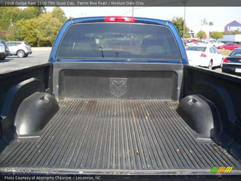 Patriot Blue Pearl / Medium Slate Gray 2008 Dodge Ram 1500 TRX Quad Cab