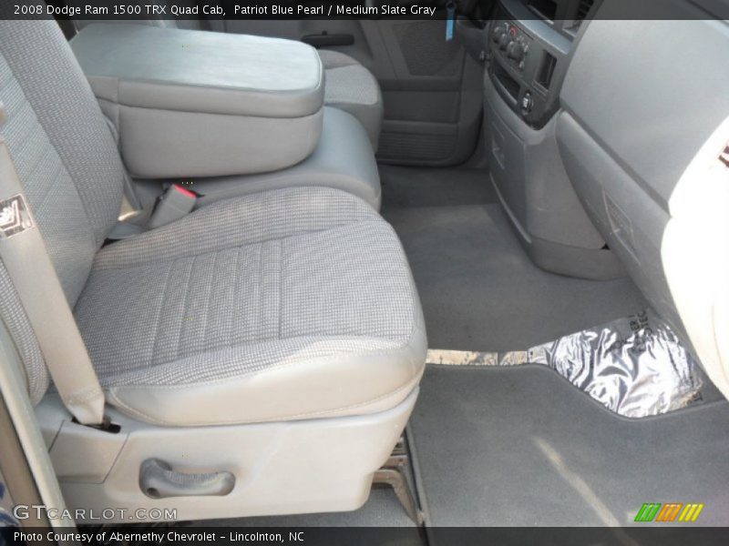 Patriot Blue Pearl / Medium Slate Gray 2008 Dodge Ram 1500 TRX Quad Cab