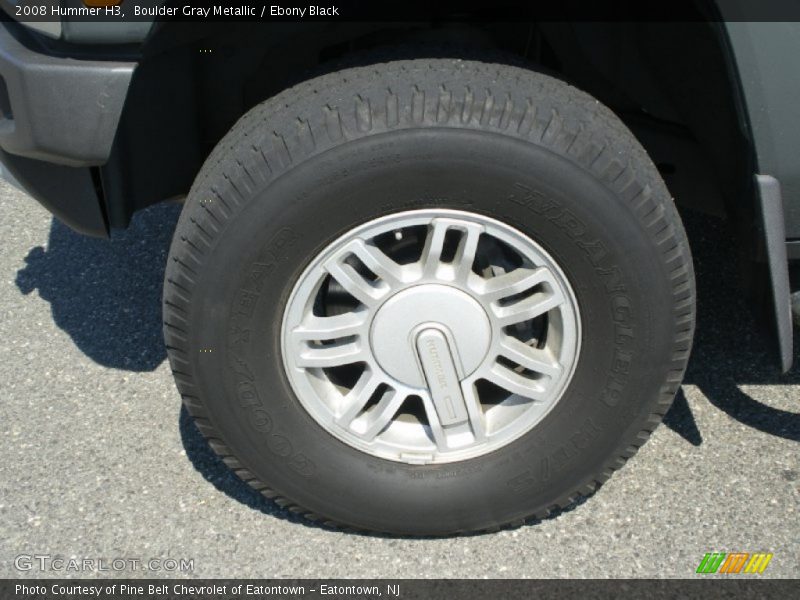 Boulder Gray Metallic / Ebony Black 2008 Hummer H3