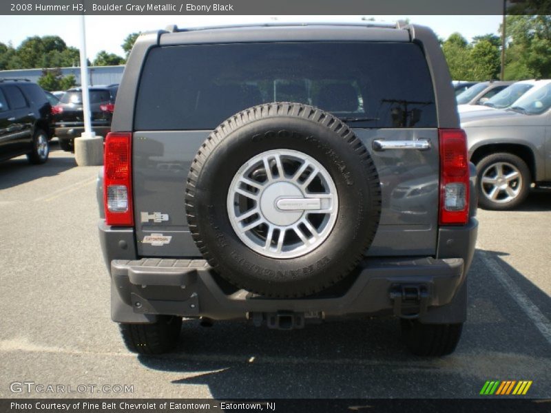 Boulder Gray Metallic / Ebony Black 2008 Hummer H3
